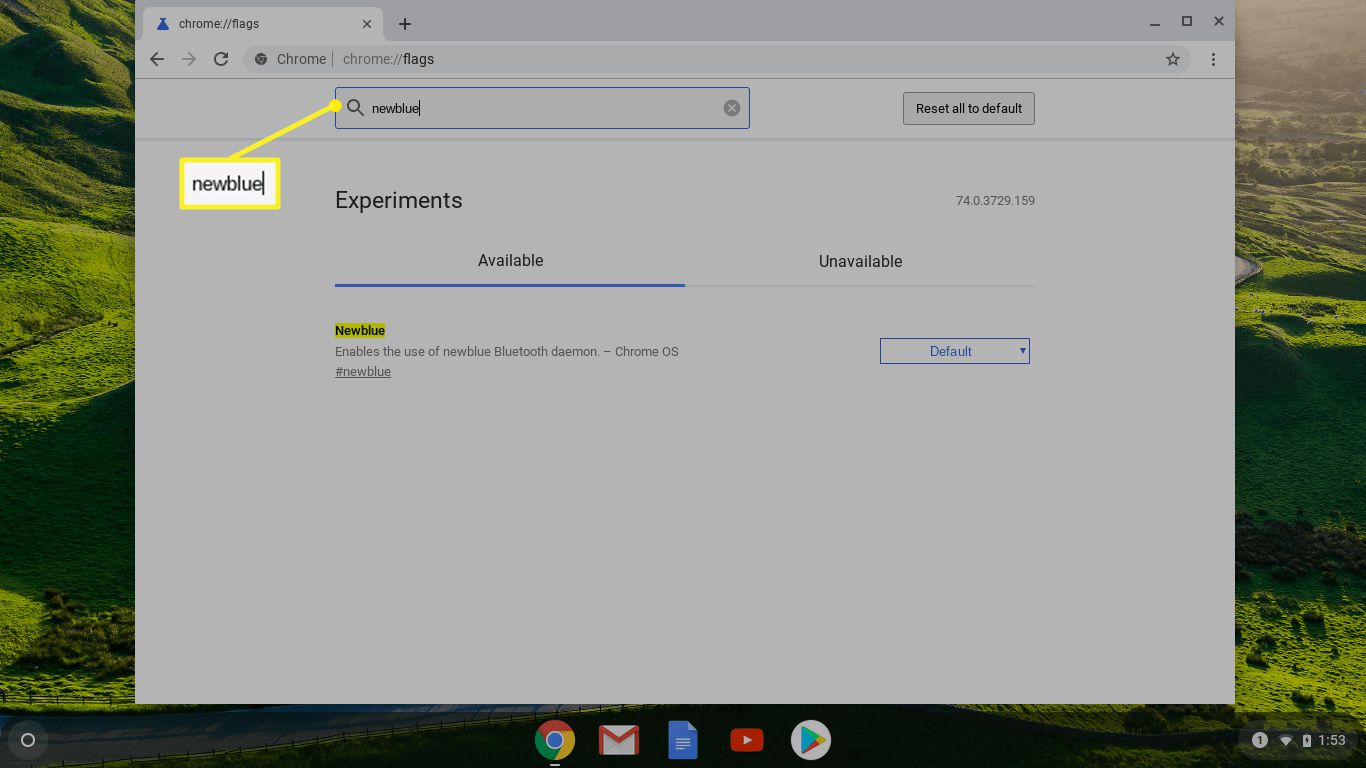 Newblue i Chrome OS