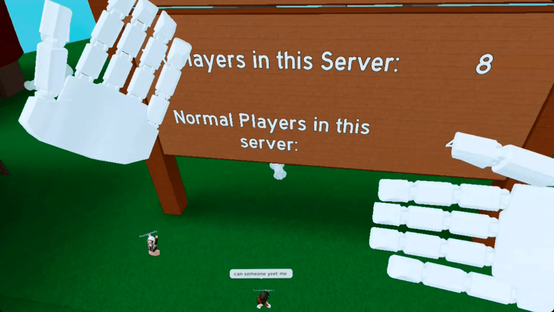 Ett Roblox-spel i VR.