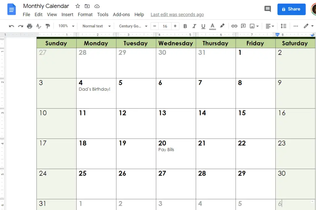 google docs calendar template f329689898f84fa2973981b73837fc11