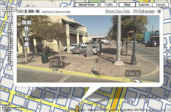 Google Street View är ett utmärkt sätt att kolla in en korsning.