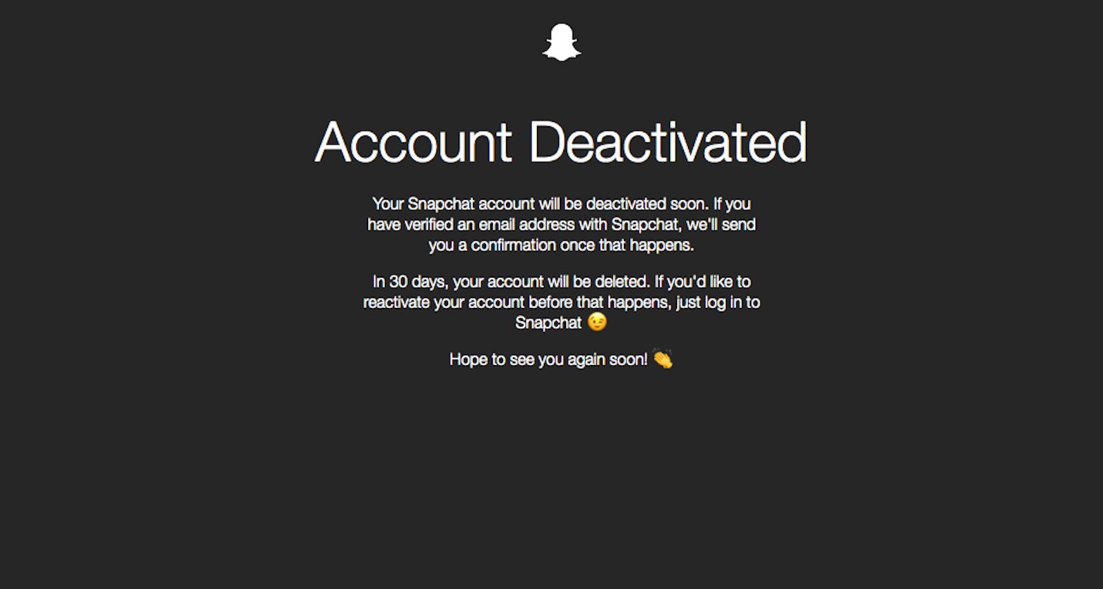 En skärmdump av Snapchat.com.
