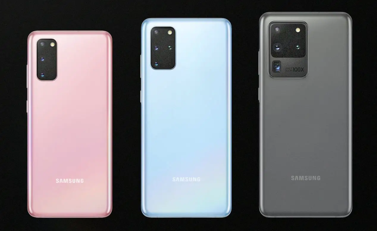 Samsung S20-serien Android-telefoner