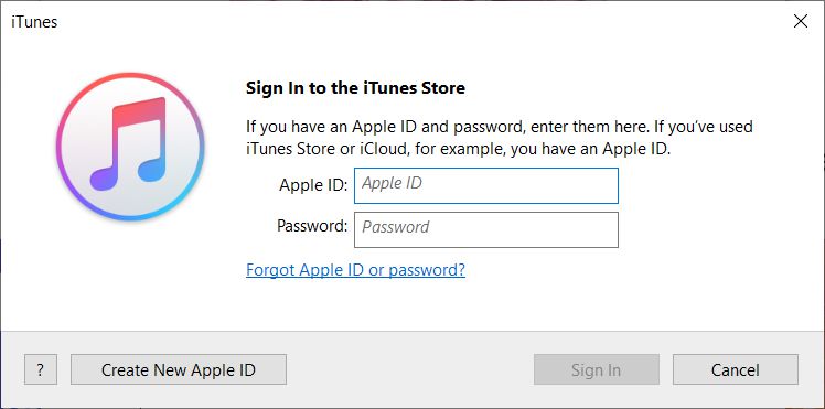 Ange Apple ID och lösenord för din Apple Music-prenumeration