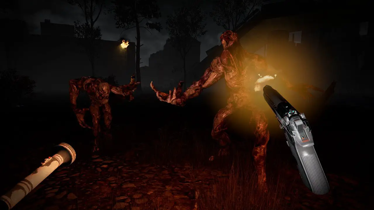 Skärmdump från The Brookhaven Experiment (VR-spel)