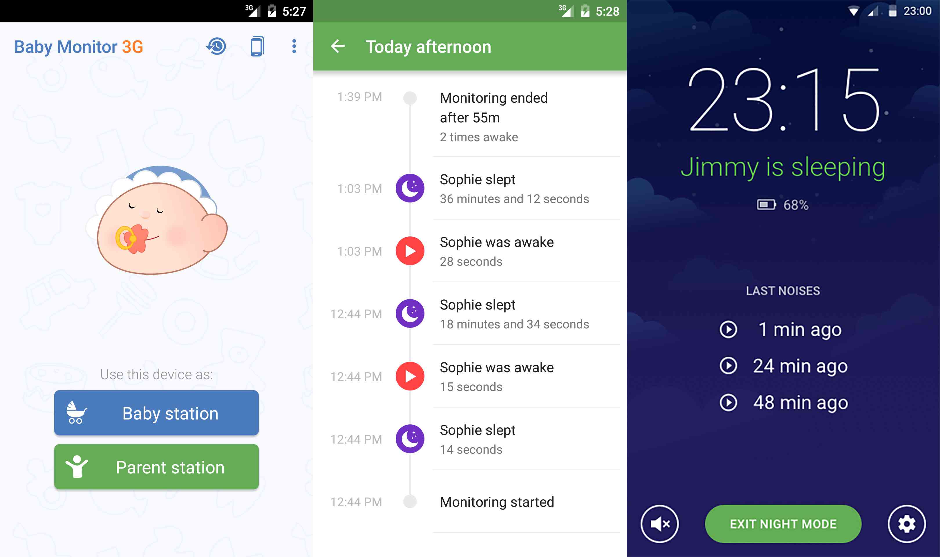 Baby Monitor 3G-appen är en bra app för nya pappor