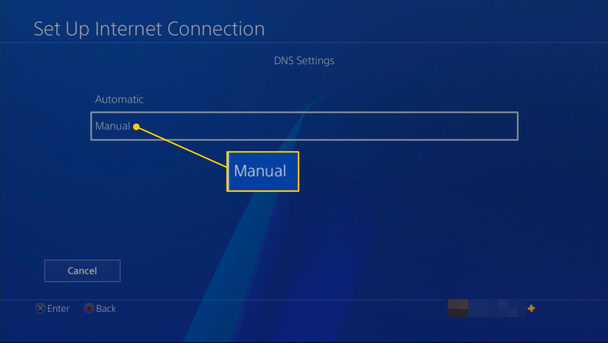DNS-inställningar på en PS4