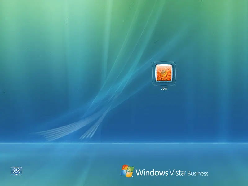 Windows Vista-låsskärm