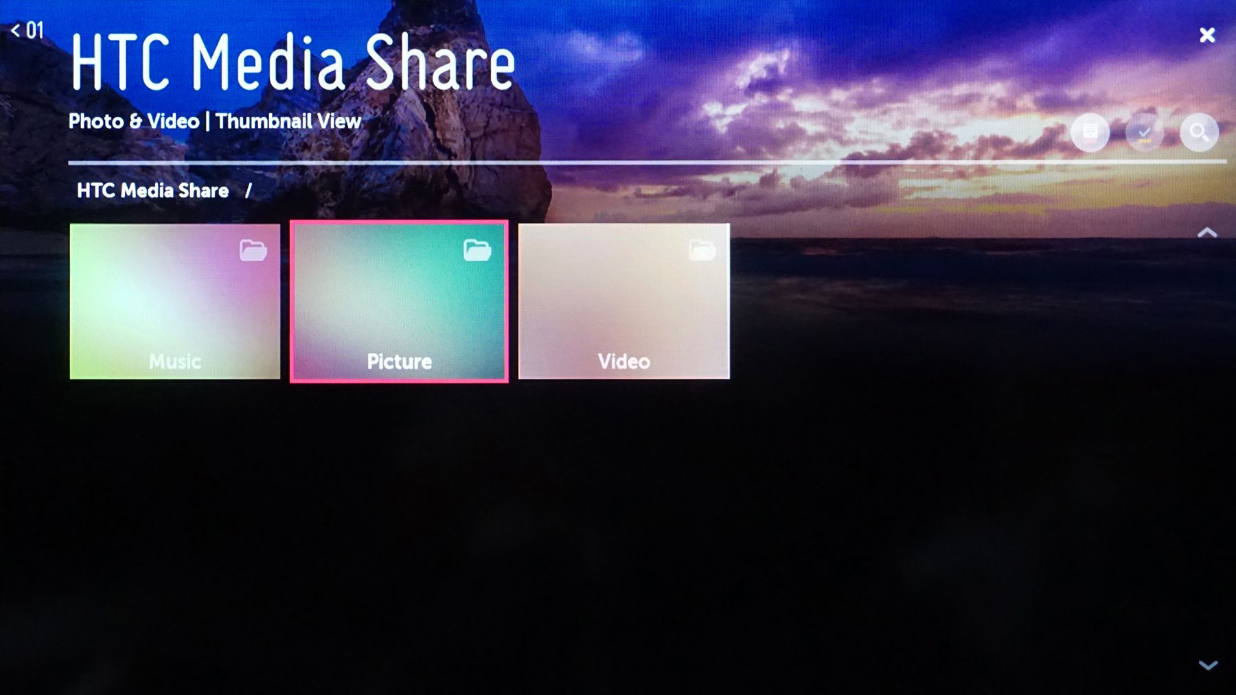LG Smart TV Content Share - HTC Media Share