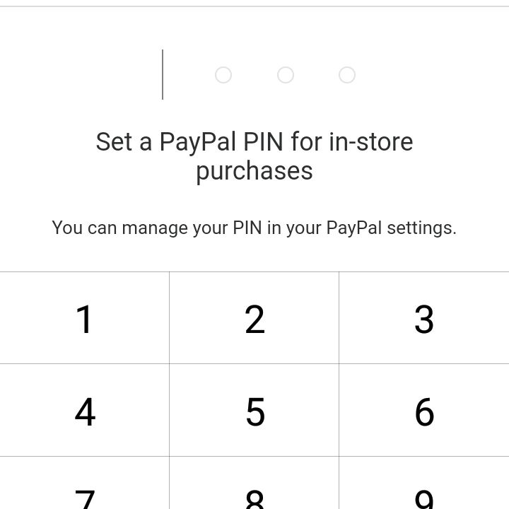 Ange en PayPal-PIN