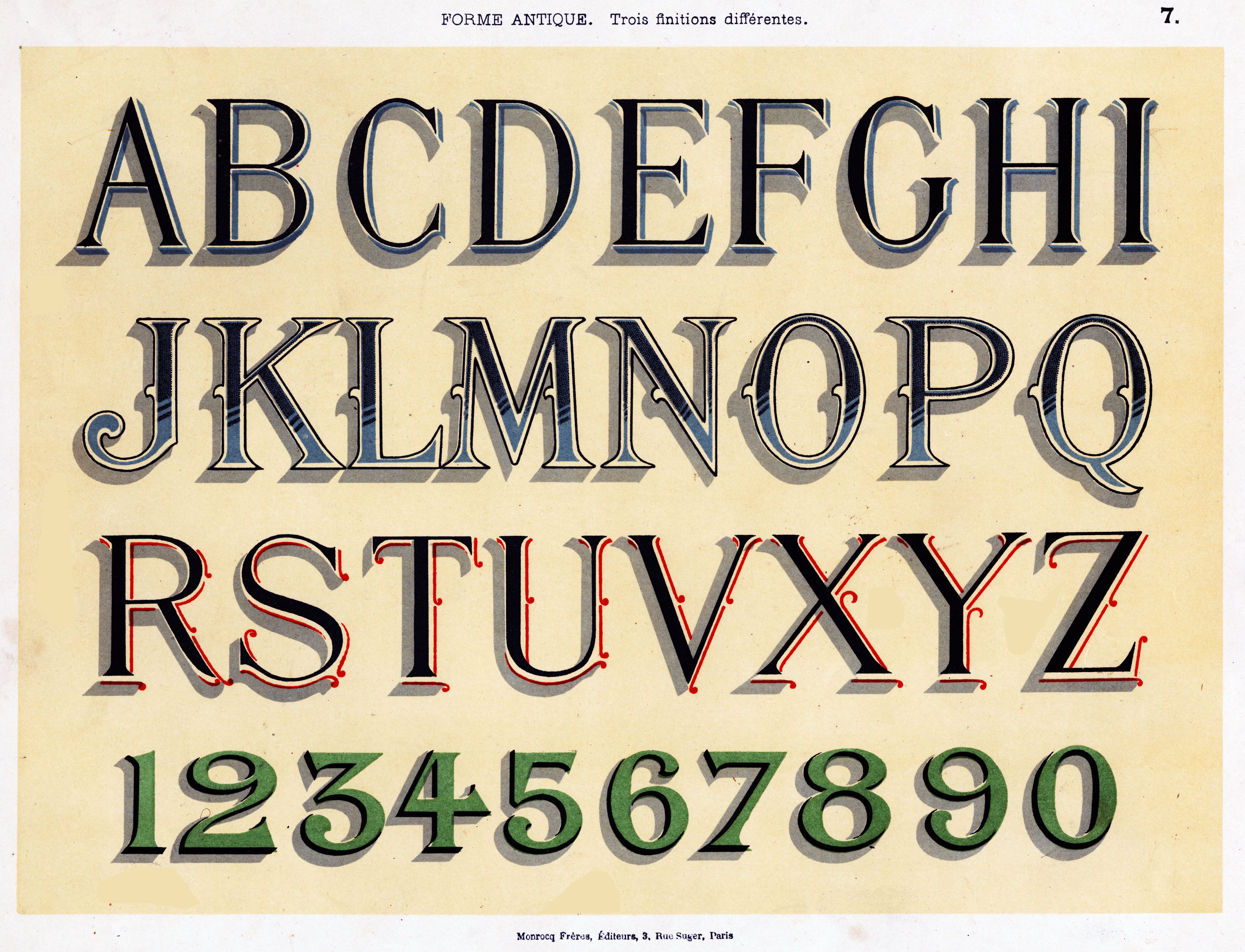Forma antika stora bokstäver