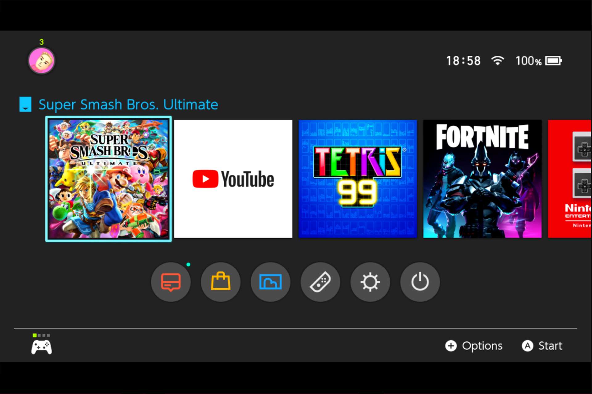 Nintendo Switch spelar på en Windows 10-bärbar datorskärm.