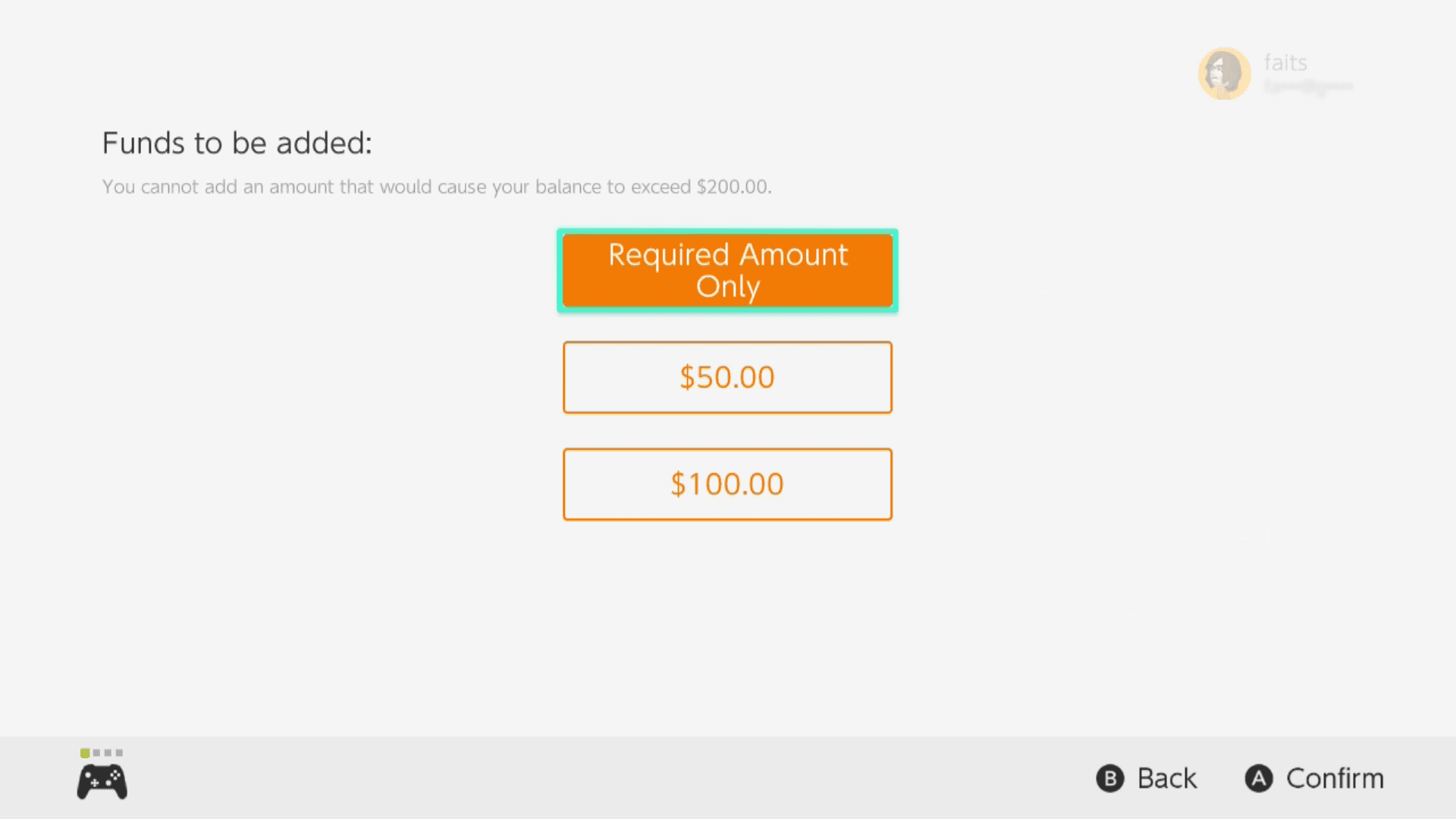 Obligatoriskt belopp Endast valt i Nintendo eShop.