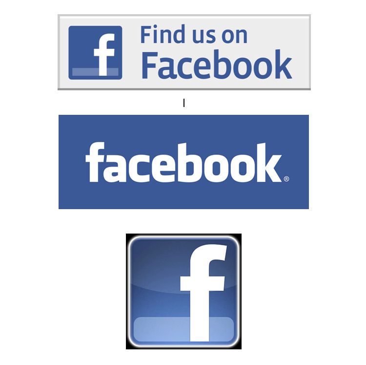 Collage av Facebook-logotyper som visar Facebook-märkning.