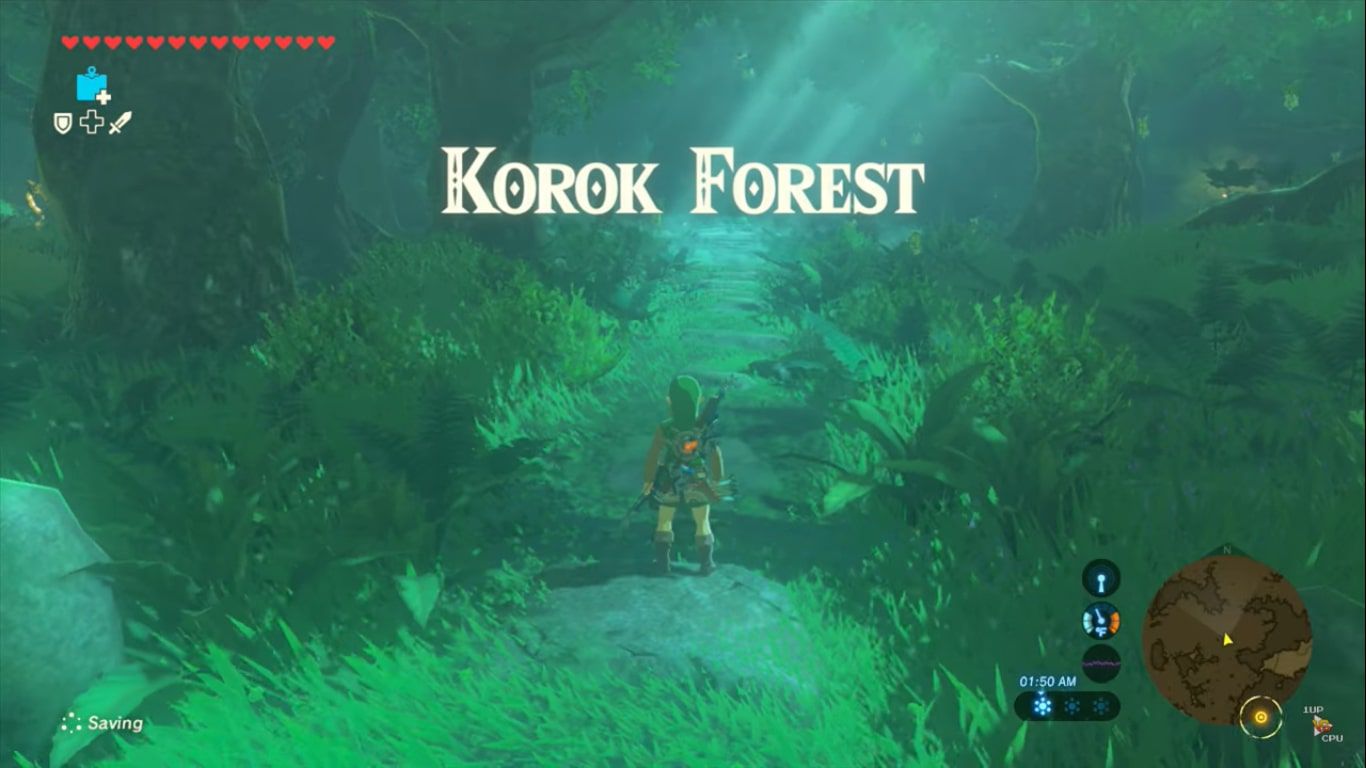Korok Forest i Zelda: BOTW