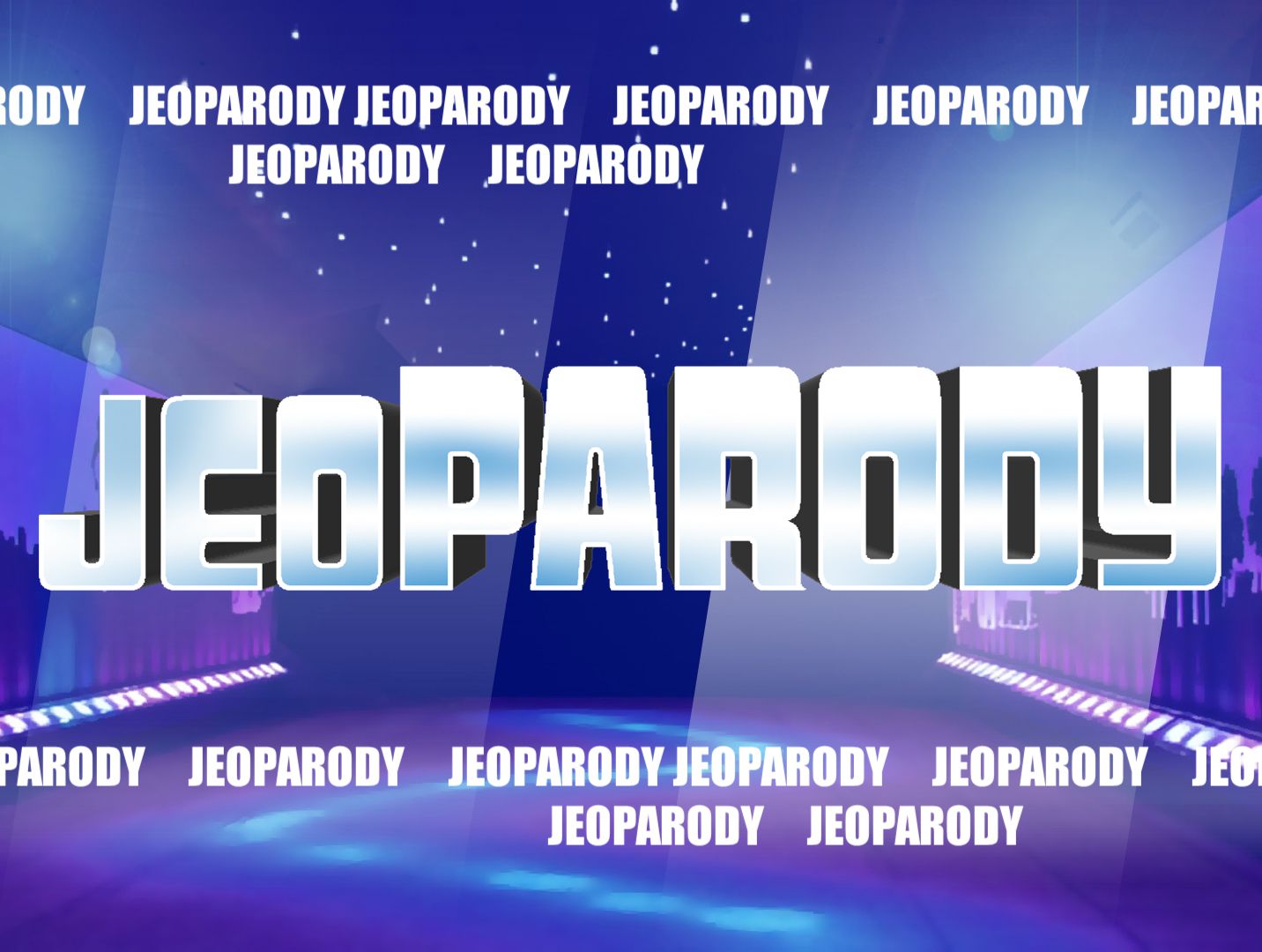 En Jeopardy-mallstänkskärm