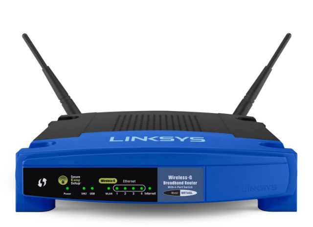 Bredbandsrouter Linksys Wi-Fi Wireless-G Bredbandsrouter