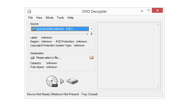DVD-dekrypterare med vald diskenhet