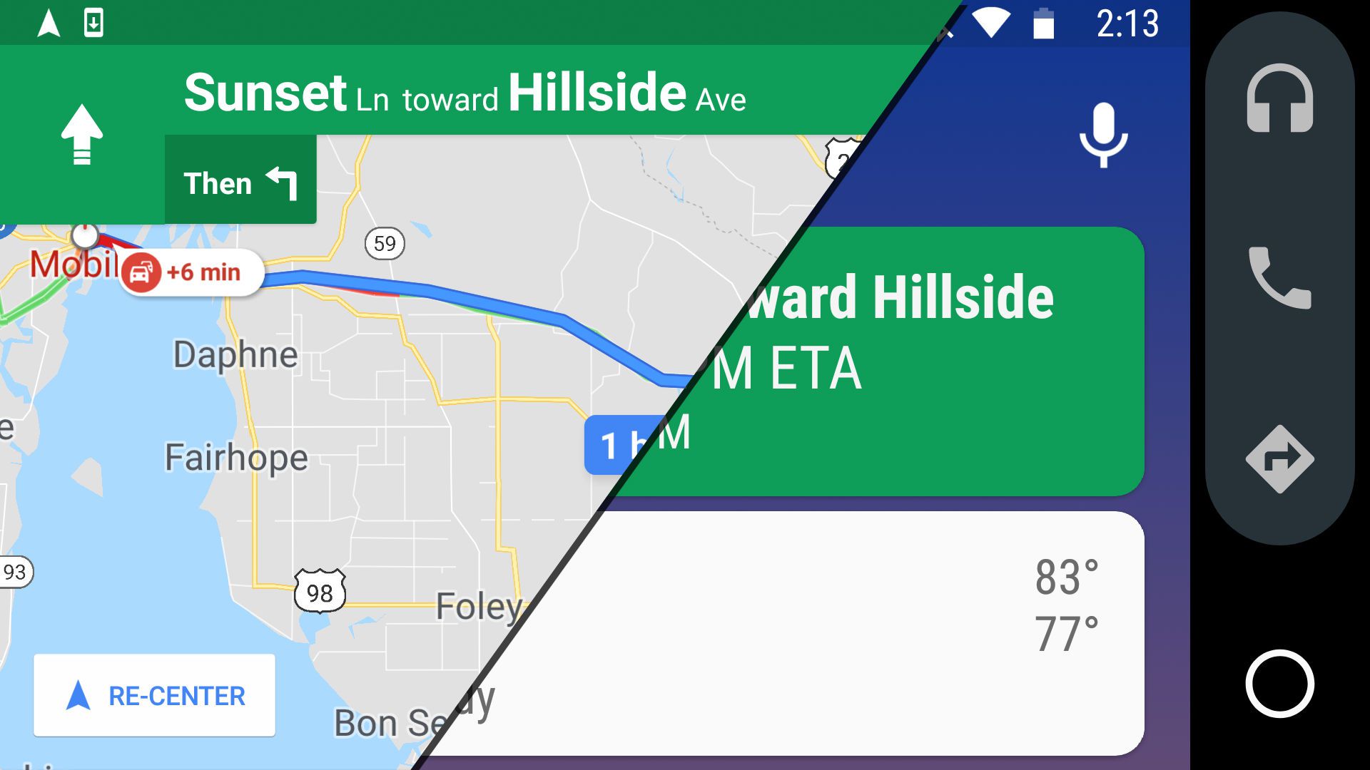 Google Assistant / Maps-integration jämfört med Android Auto