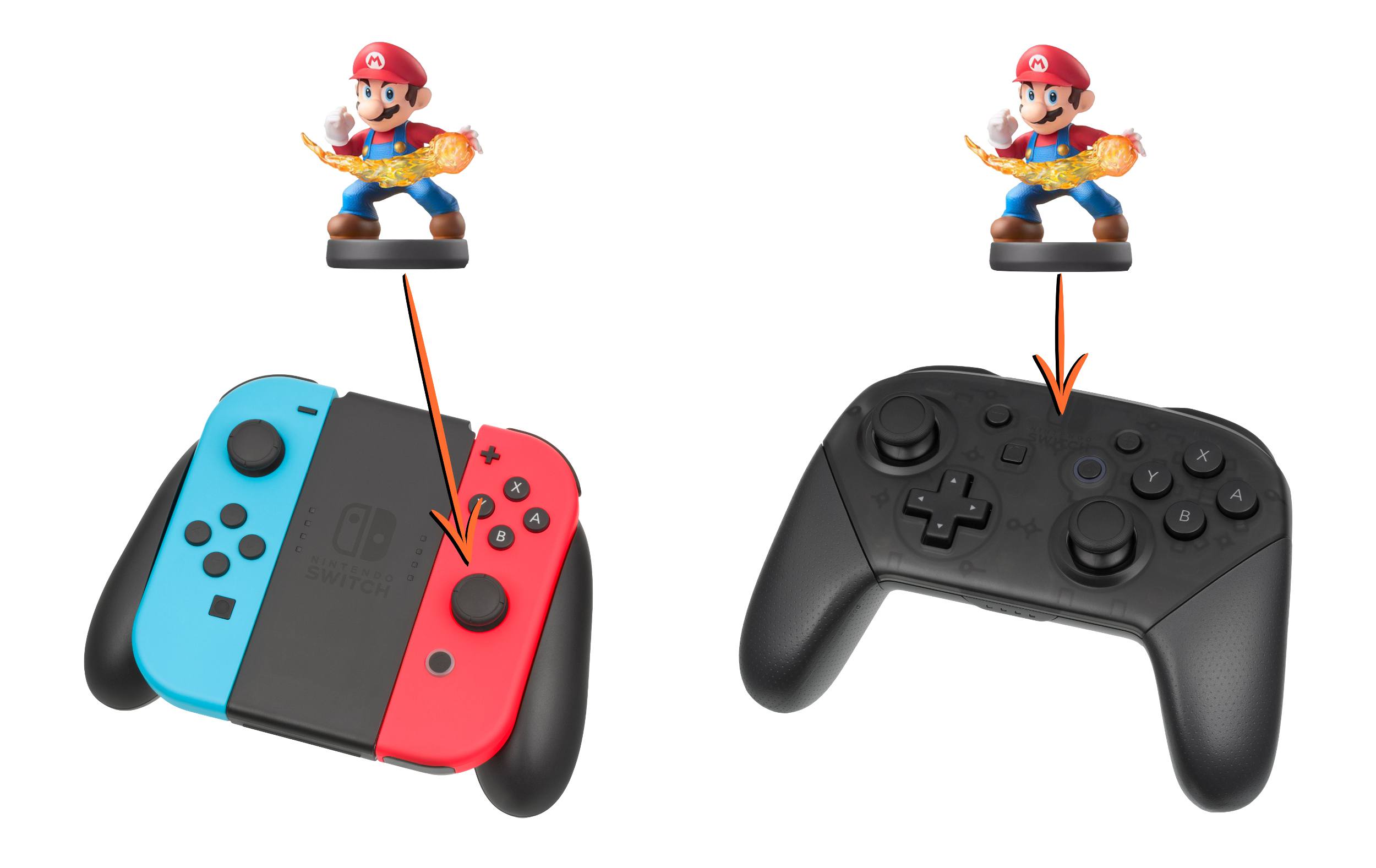 hur man skannar en amiibo med Nintendo switch