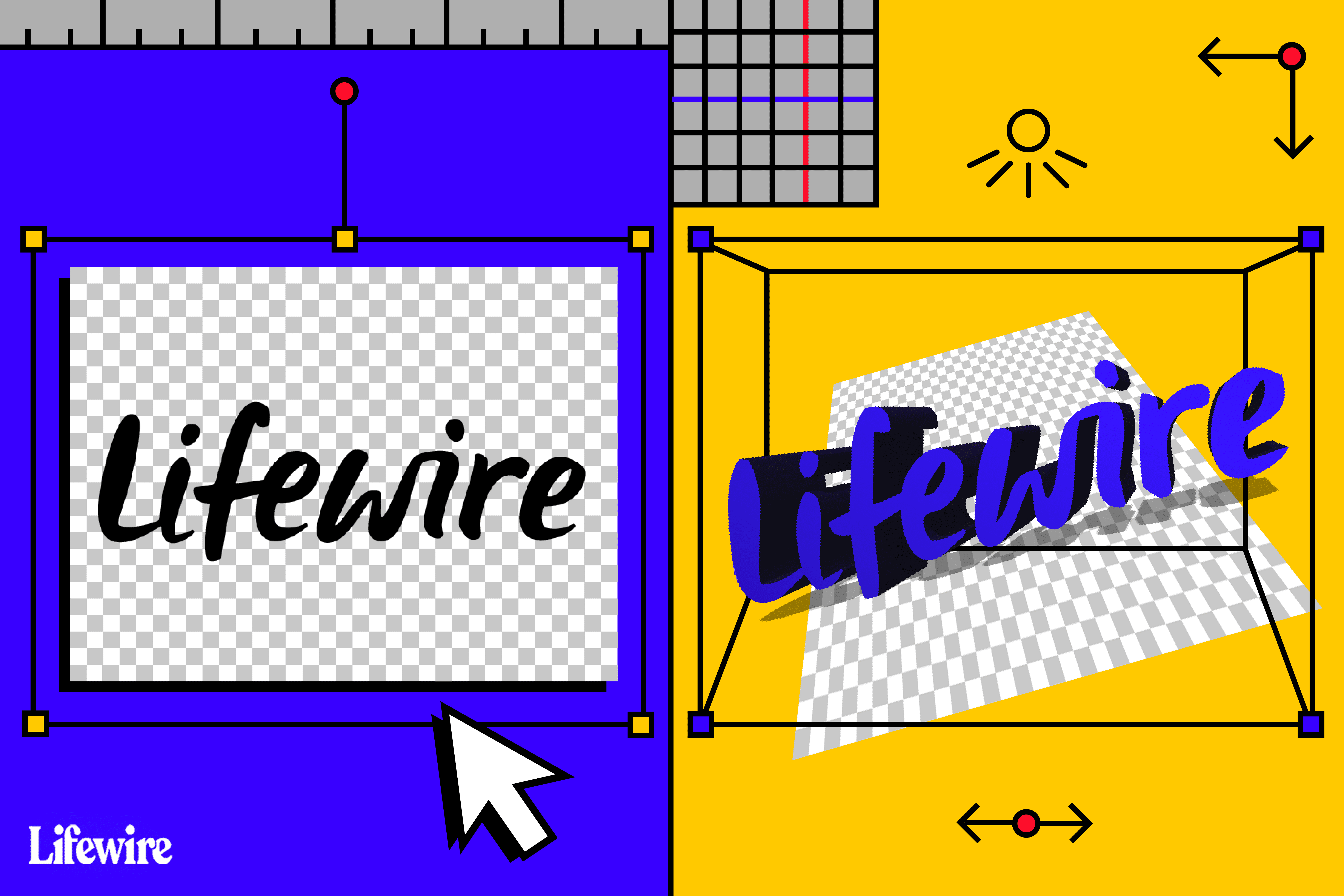 Lifewire-logotyp i 2D och 3D