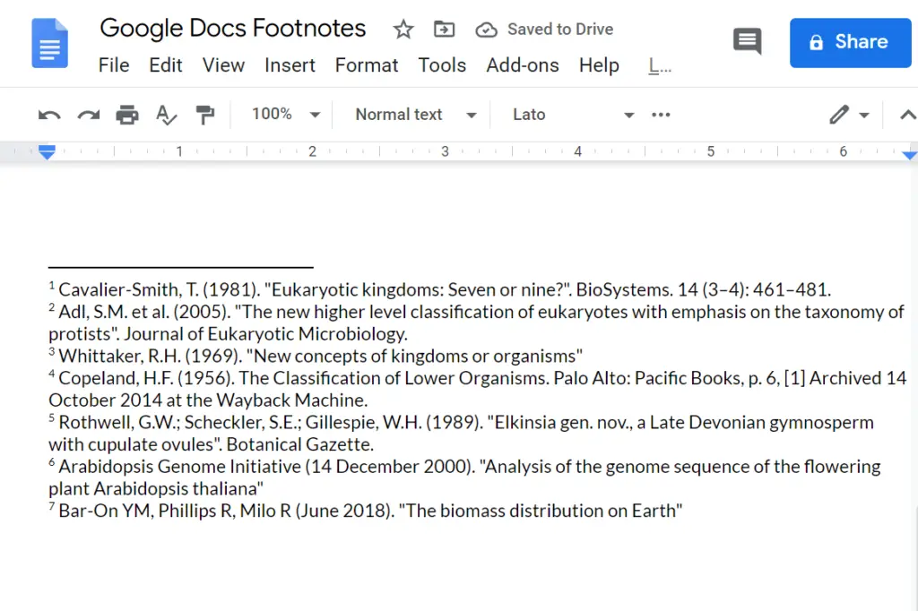 google docs footnotes 79d144b4747d4c1c8ddbd71a2d08801e