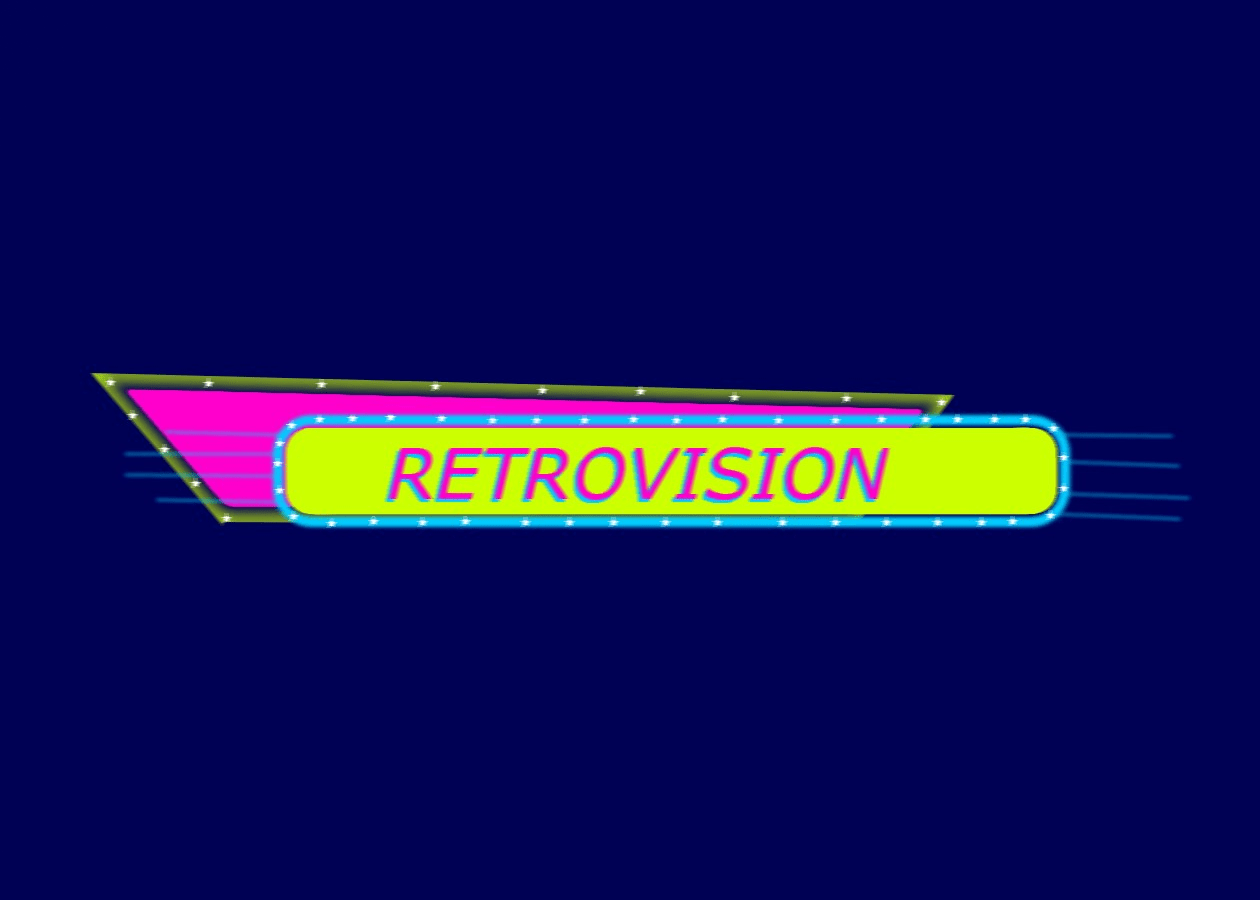 Bild på Retrovision-logotypen