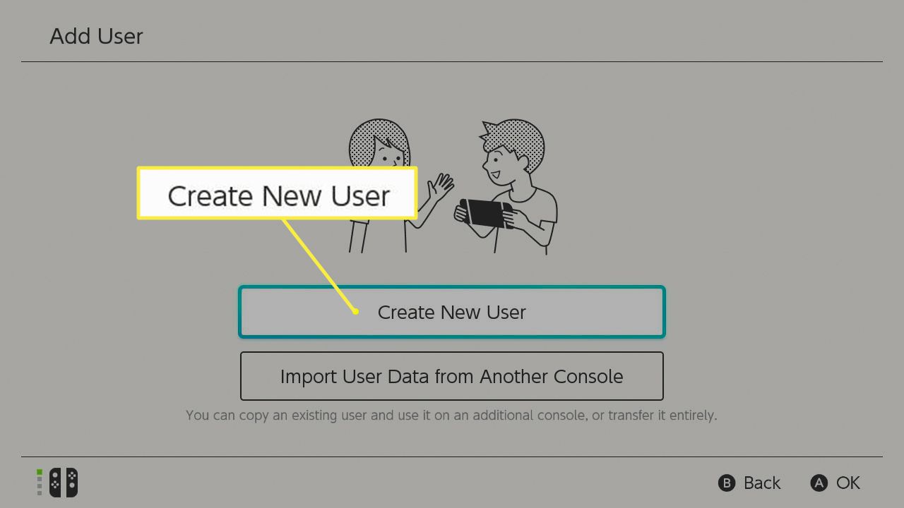 Skapa ny användare-knapp