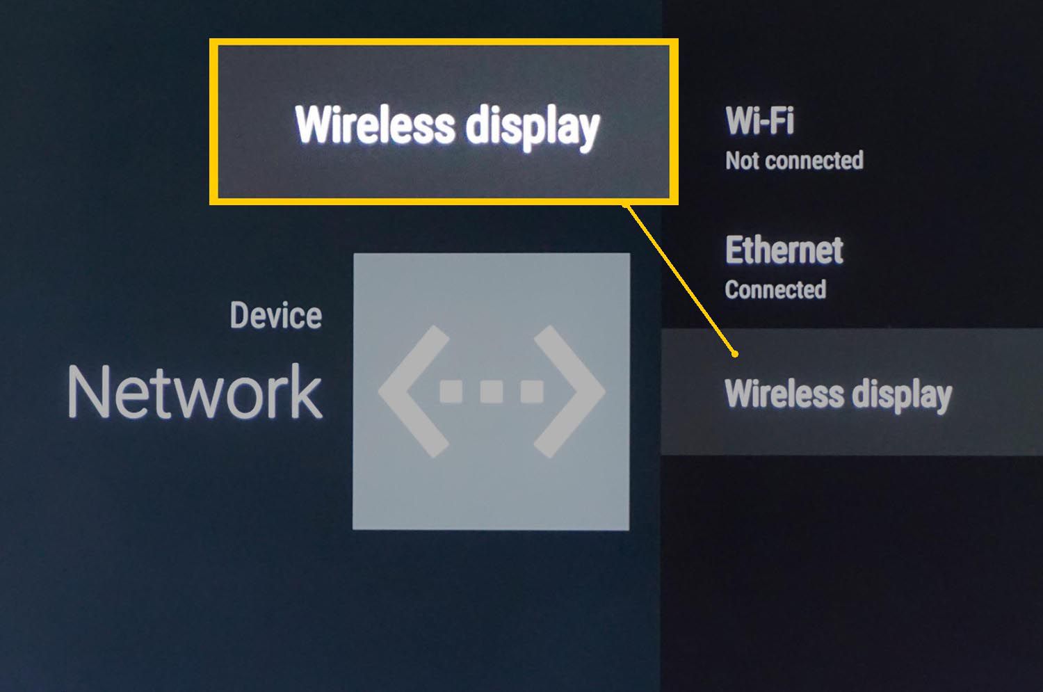 Leeco TV Wireless Display / Screen Mirroring Option