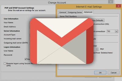 Gmail -logotypen över programvaran