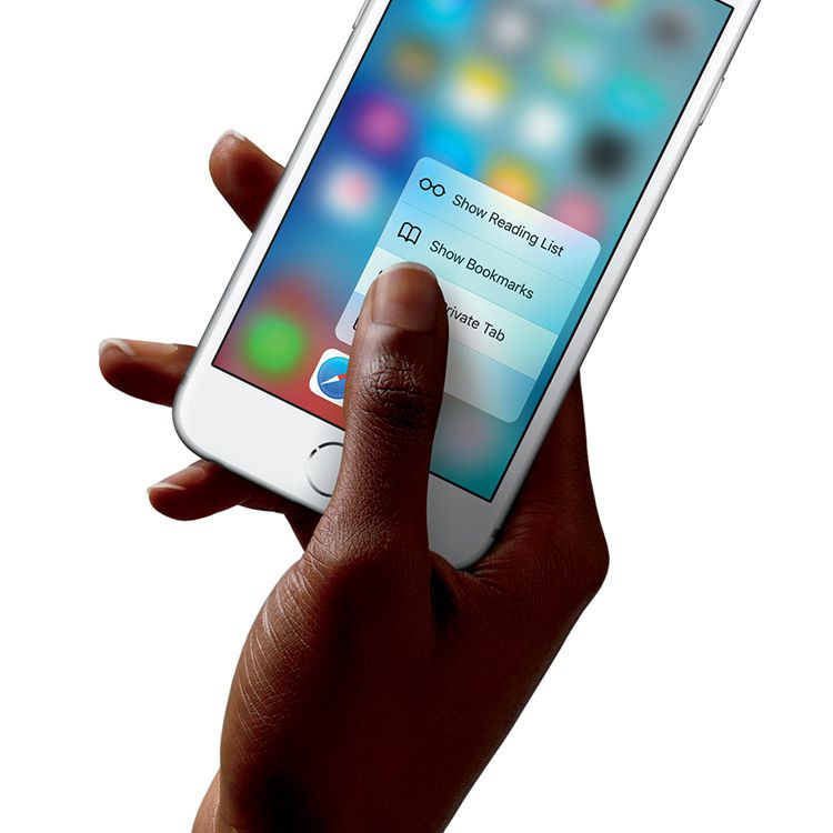 3D Touch på iPhone 6S