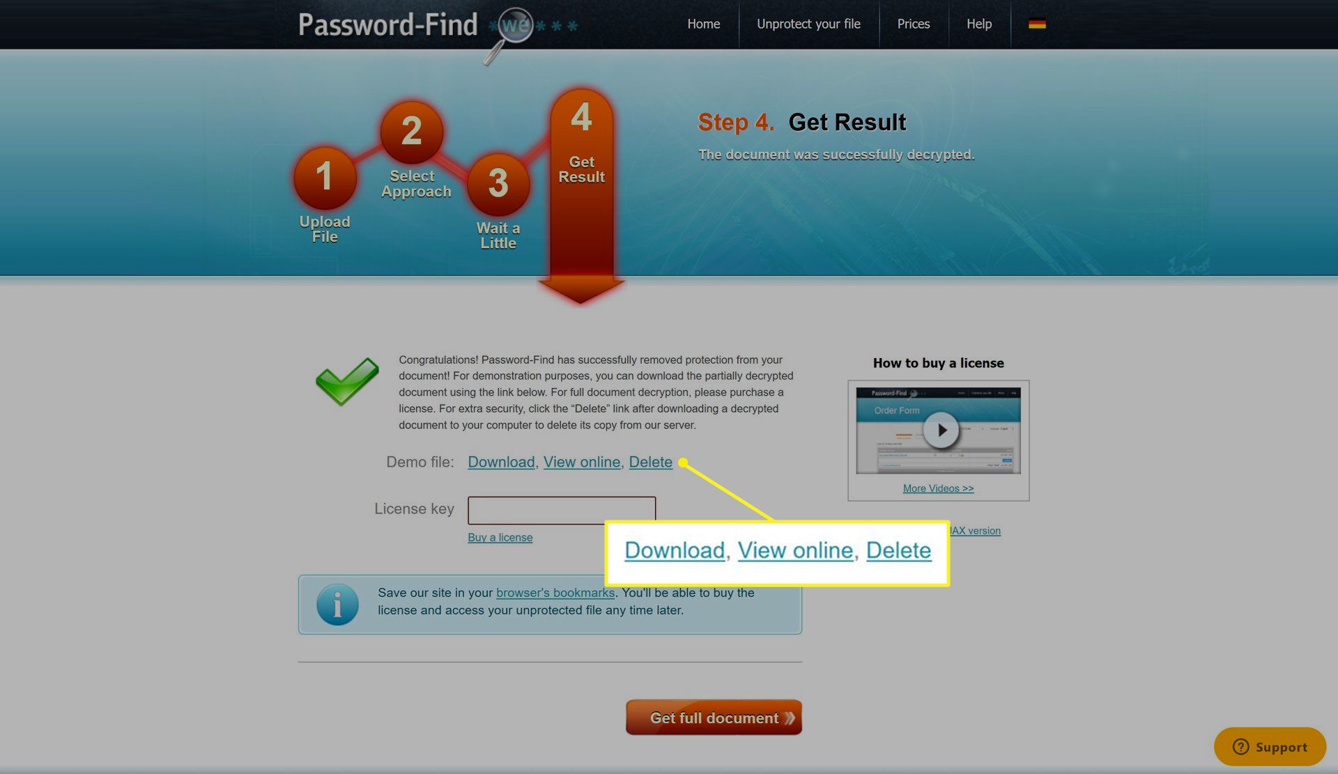 Alternativ för lösenordssökning