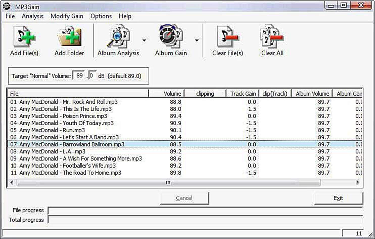 Normalisera dina MP3-filer för att jämna ut volymen på musiken.