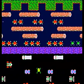 Frogger skärmdump