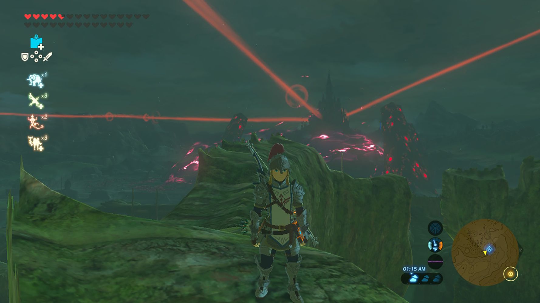 Skärmdump av Soldiers Armor i Zelda: BOTW