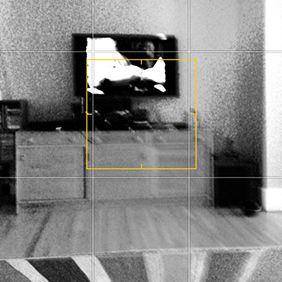 iPhone-kameraprogram i svartvitt läge