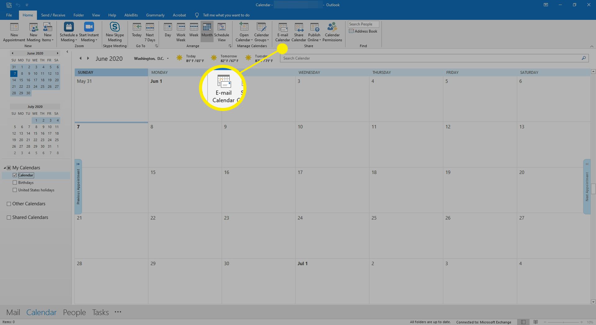 Hur du delar din Outlook-kalender - 2024