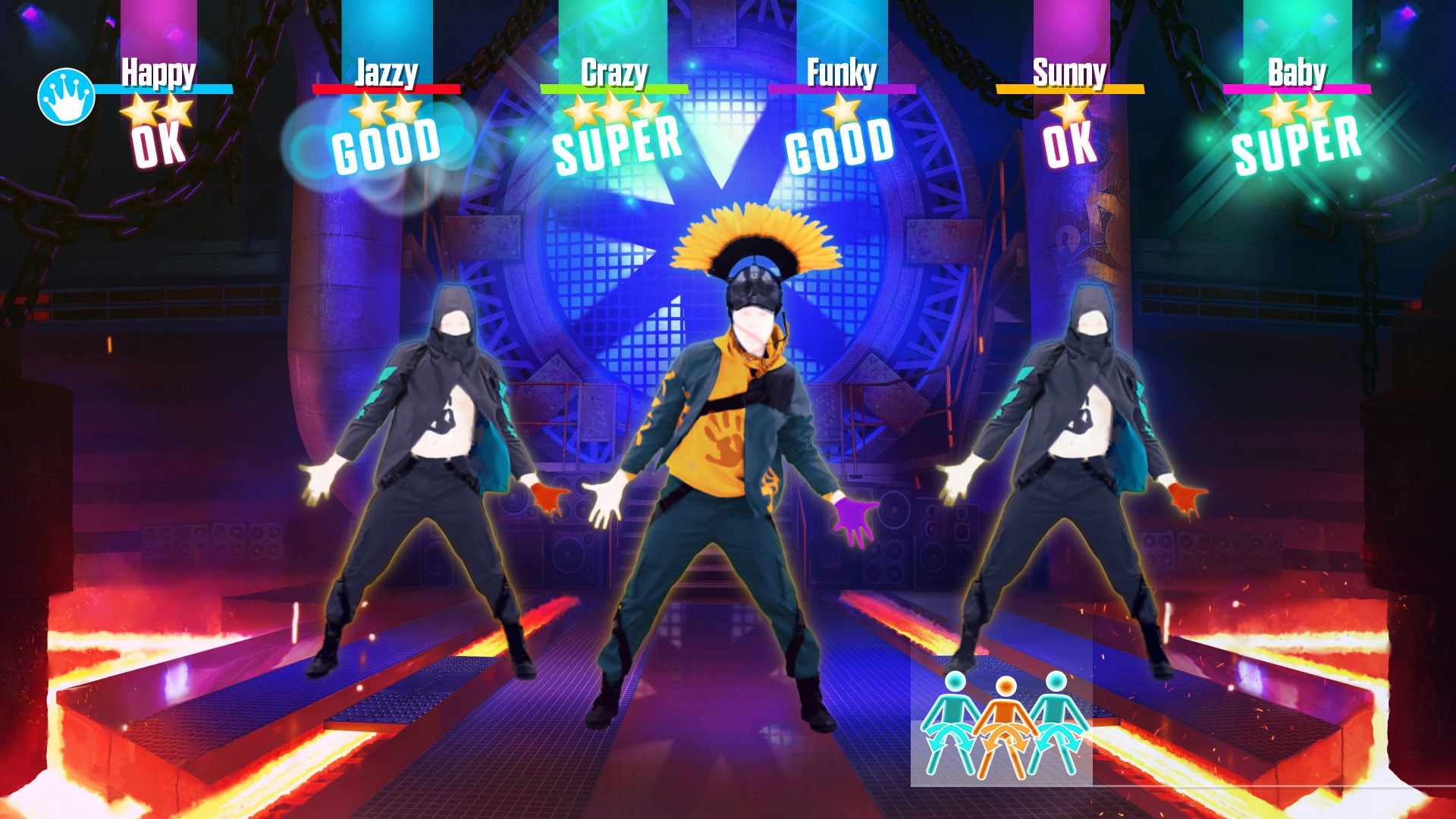 Just Dance 2019 lokalt multiplayer-videospel på Nintendo-, Xbox- och PlayStation-konsoler.