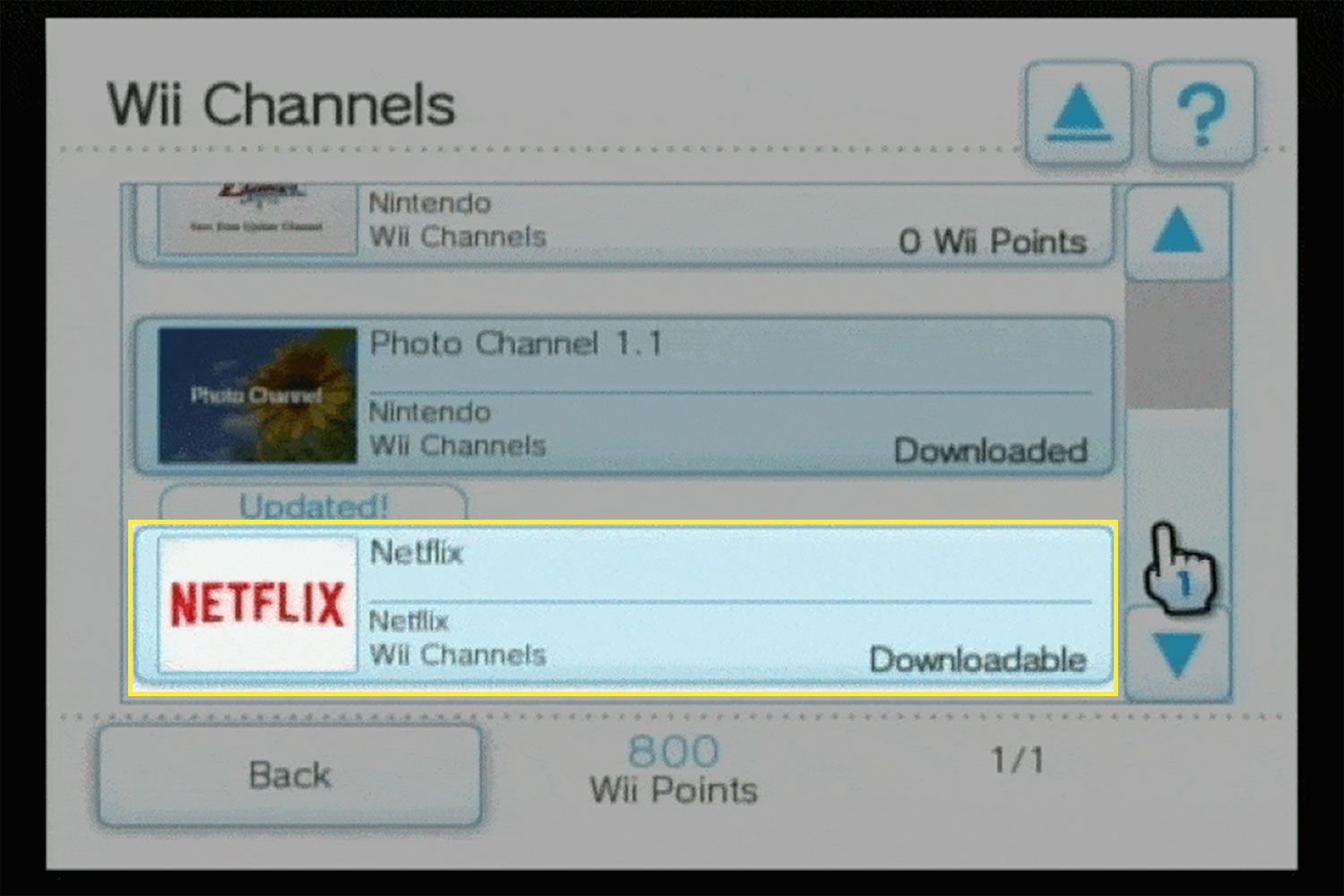 Netflix i Wii-kanaler