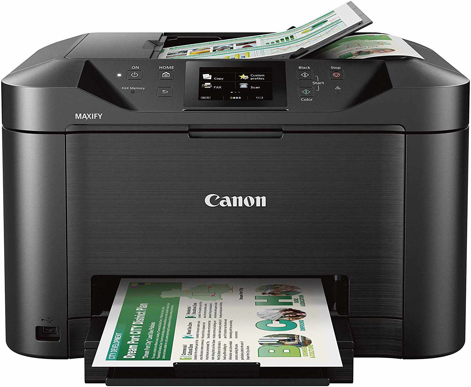 Canon Office och Business MB5120 allt-i-ett-skrivare, skanner, kopiator och fax, med mobil och dubbelsidig utskrift