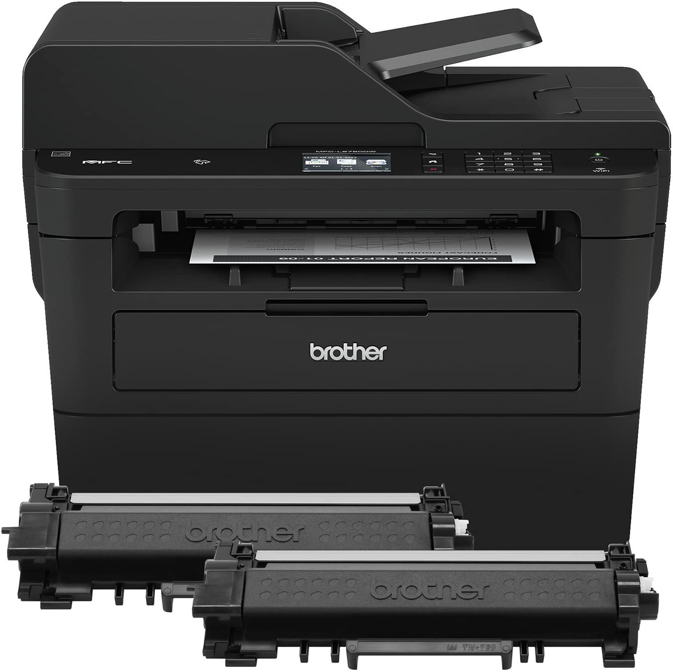 Brother Compact Monochrome Laser All-in-One multifunktionsskrivare,