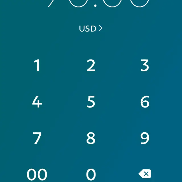Skärmdump av PayPal-mobilappen för iPhone