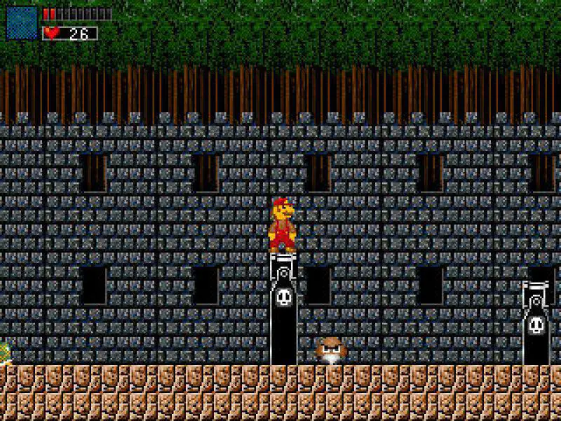 En skärmdump från Super Mario XP