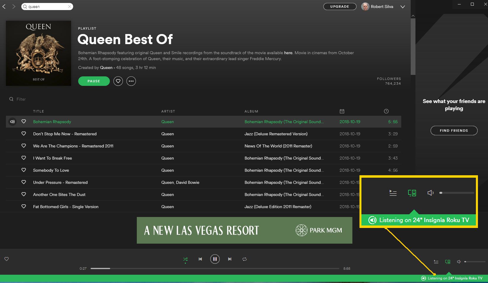 Spotify PC App Green Bar Device Confirmation