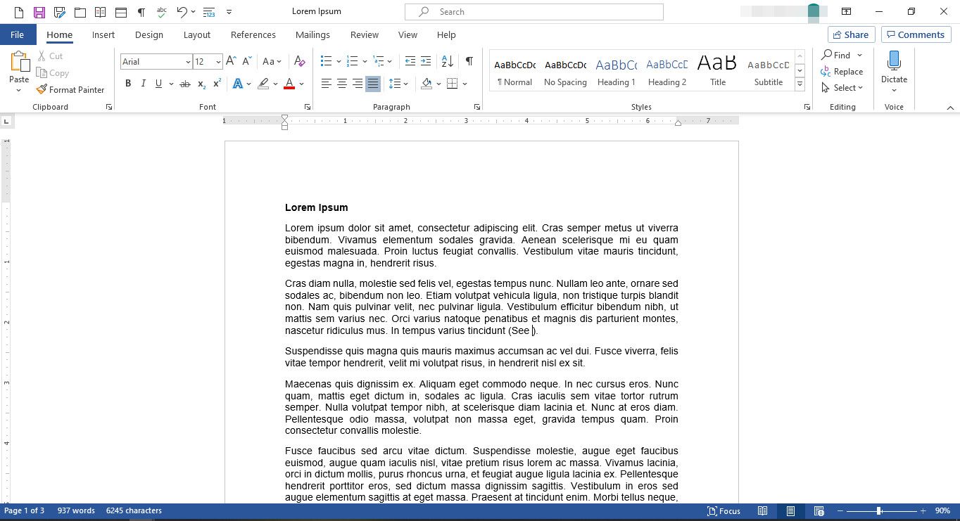MS Word-dokument