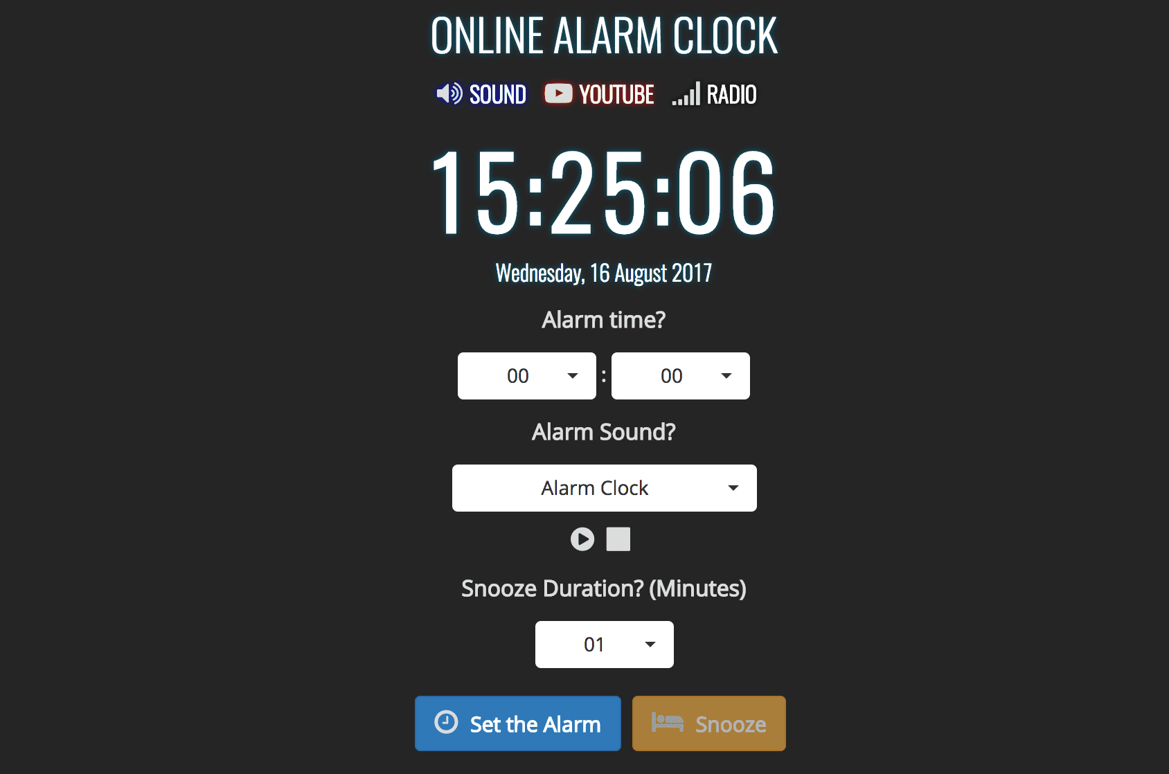 Online Alarm Kur