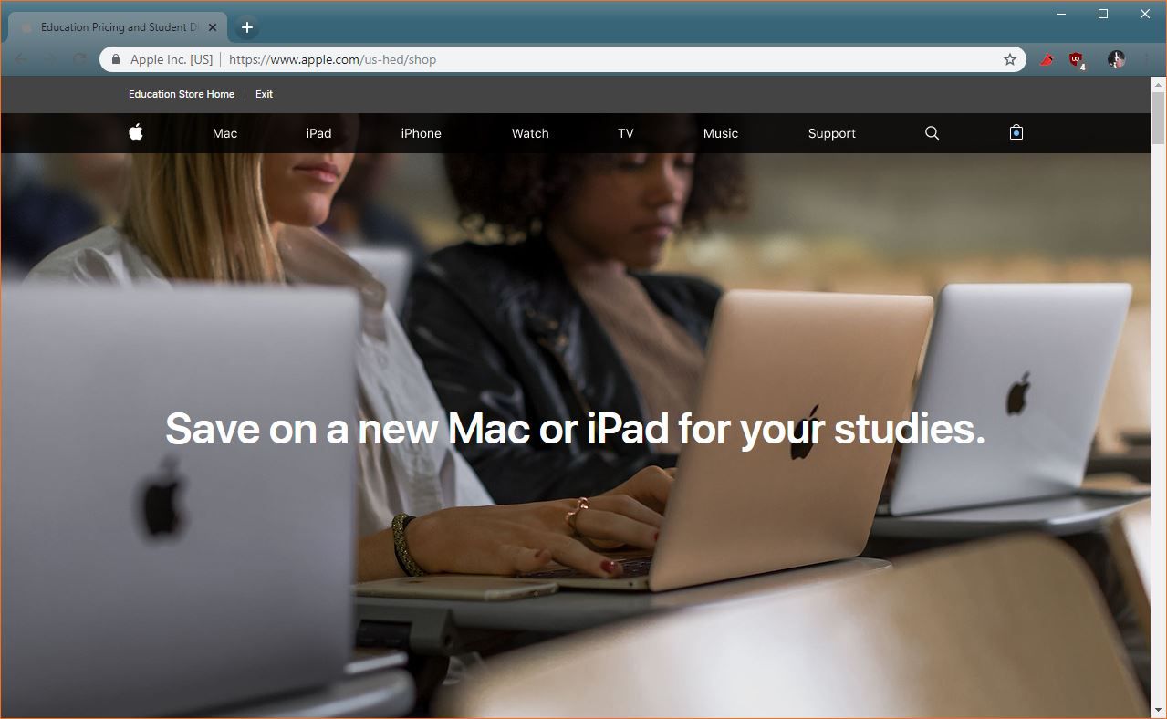 Apple Education Store online-portal