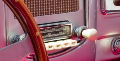 close up of radio in vintage car 748601397 5bce0856c9e77c00513af48f