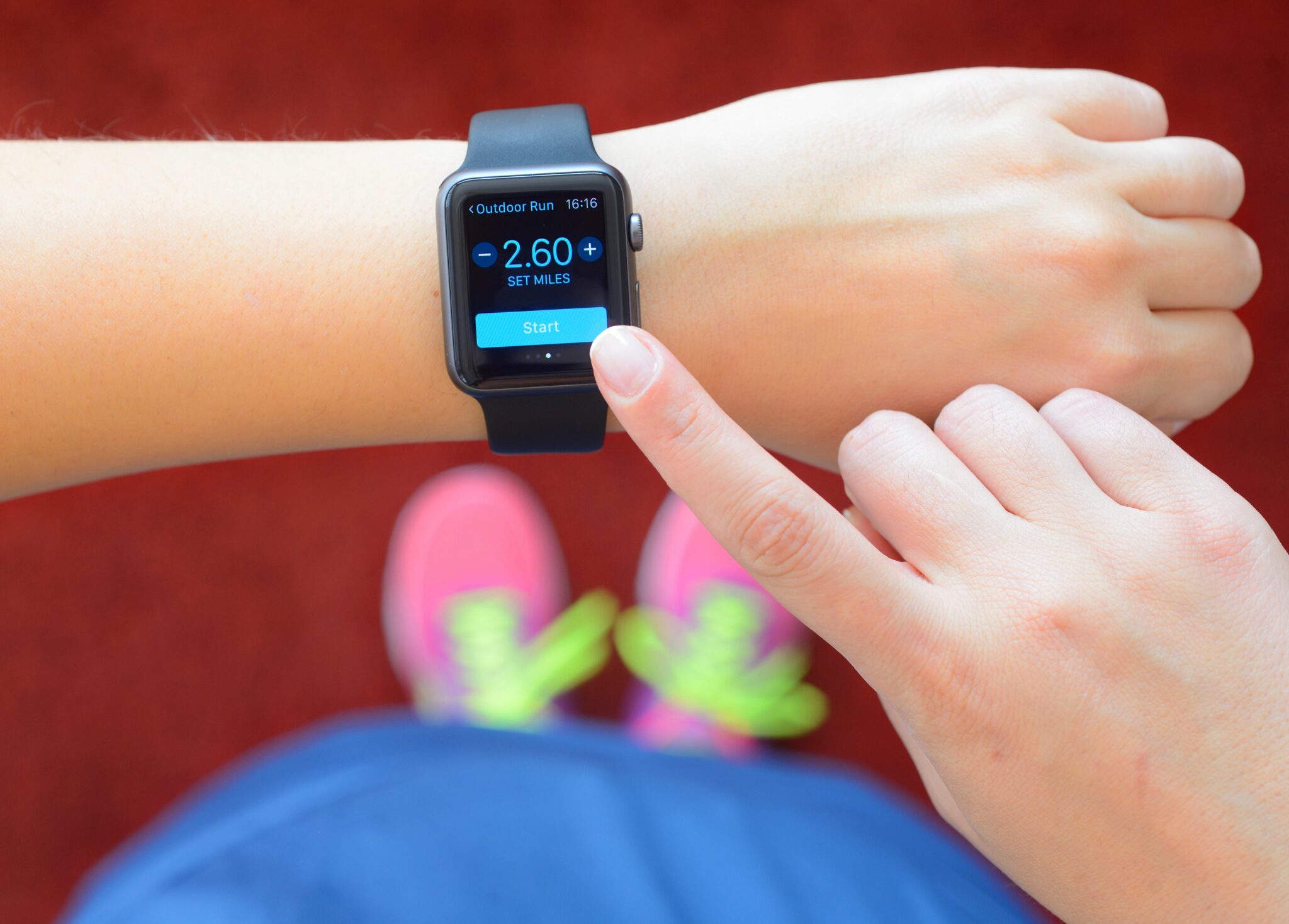 running with apple watch 3