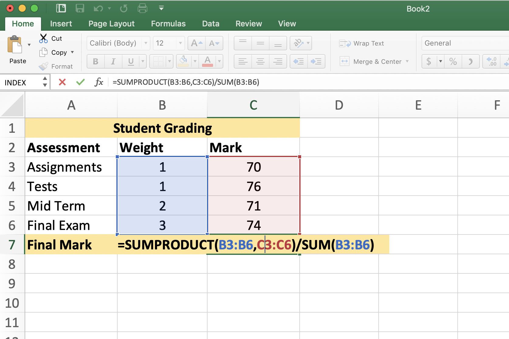 how-to-calculate-weighted-average-in-excel-using-sumproduct-haiper