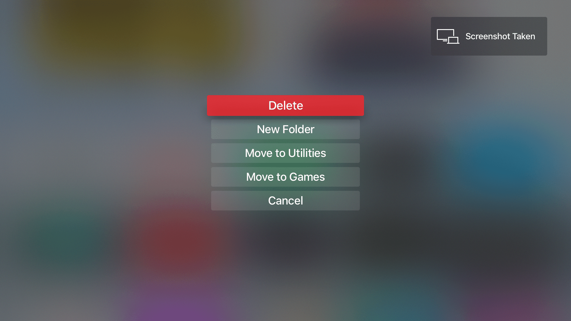 Ta bort -knappen på Apple TV -appen